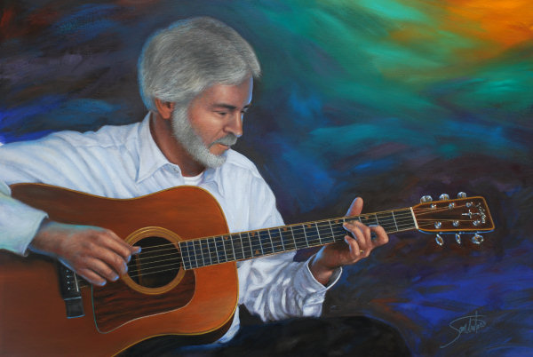 A Sambataro portrait of Dan Holder, songwriter, singer and guitarist