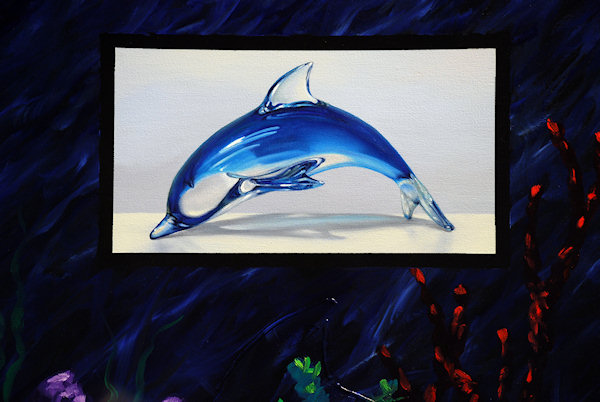 Shadow Box Series: Dolphin Reflections